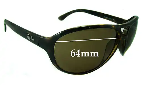 Sunglass Fix Replacement Lenses for Ray-Ban RB4090 - 64mm Wide Sunglass Fix Replacement Lenses for Ray-Ban RB4090 - 64mm Wide