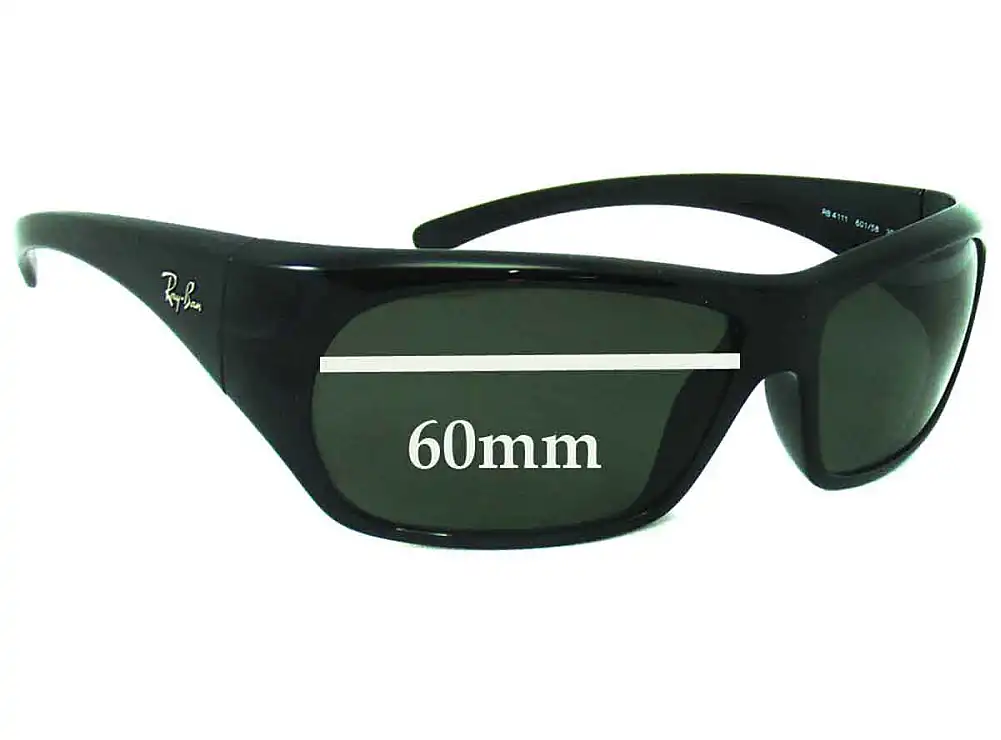 Sunglass Fix Replacement Lenses for Ray-Ban RB4111 - 60mm Wide Sunglass Fix Replacement Lenses for Ray-Ban RB4111 - 60mm Wide
