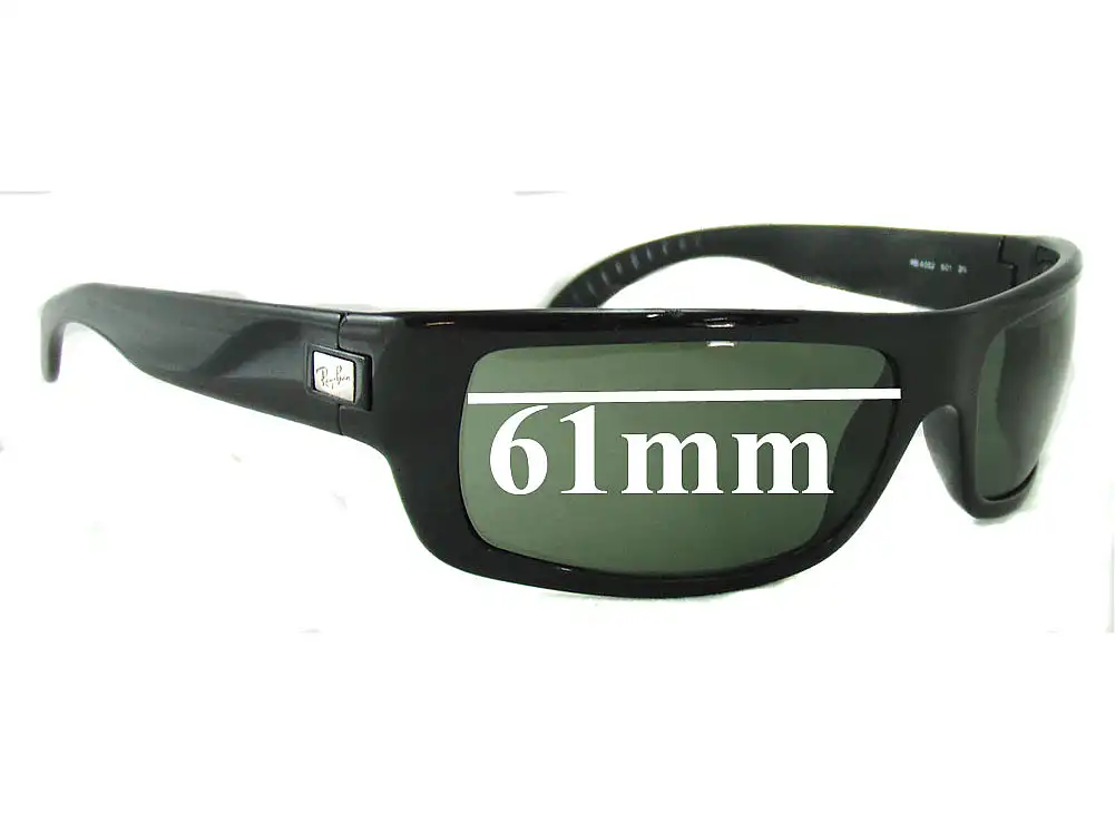 Sunglass Fix Replacement Lenses for Ray-Ban RB4052 - 61mm Wide Sunglass Fix Replacement Lenses for Ray-Ban RB4052 - 61mm Wide