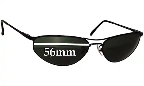 Sunglass Fix Replacement Lenses for Ray-Ban RB3131 - 56mm Wide Ray-Ban RB3131 Replacement Lenses 56mm wide
