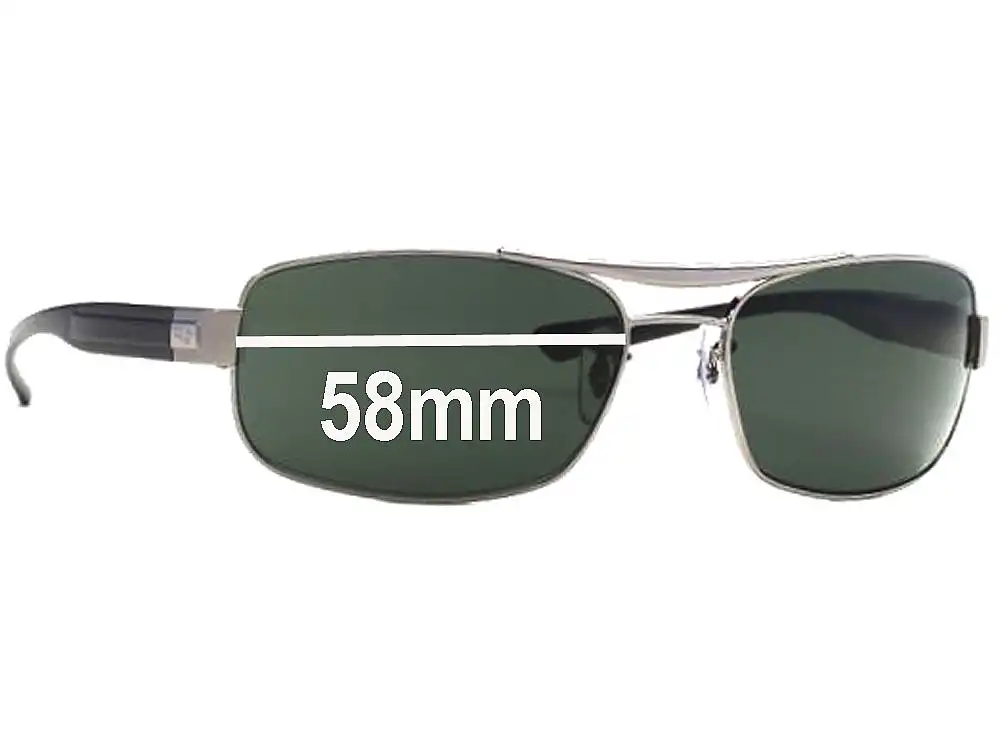 Sunglass Fix Replacement Lenses for Ray-Ban RB3302 - 58mm Wide Sunglass Fix Replacement Lenses for Ray-Ban RB3302 - 58mm Wide