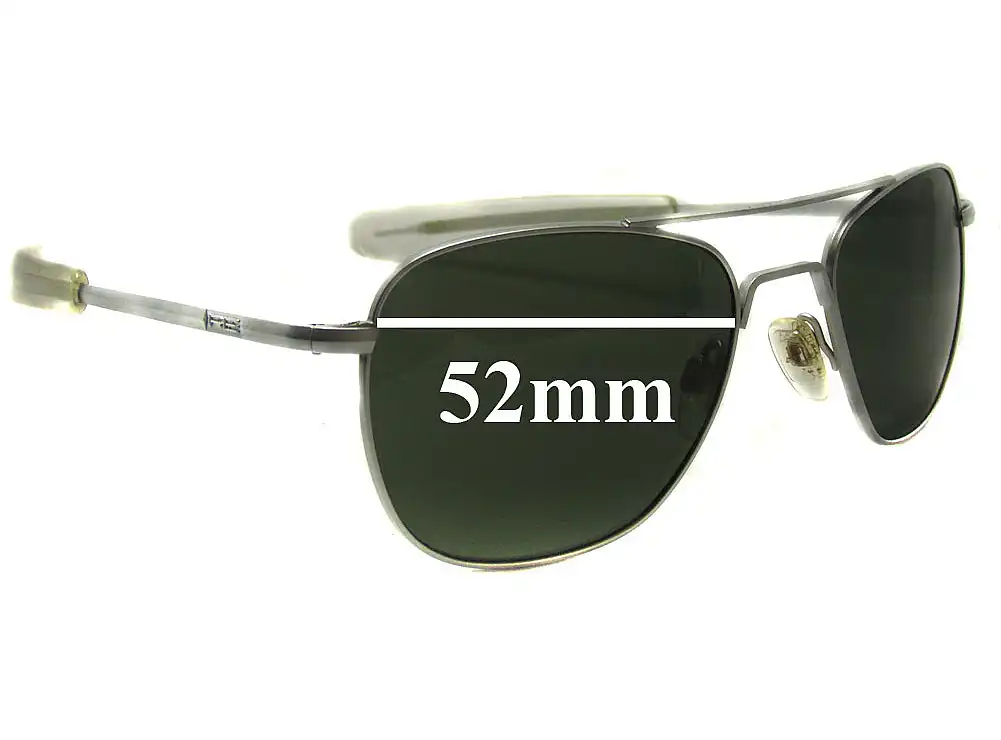 Sunglass Fix Replacement Lenses for Randolph Engineering RE USA - 52mm Wide Sunglass Fix Replacement Lenses for Randolph Engineering RE USA - 52mm Wide