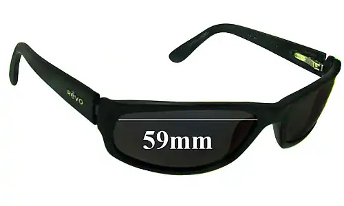 Sunglass Fix Replacement Lenses for Revo Unknown Model - 59mm Wide Sunglass Fix Replacement Lenses for Revo Unknown Model - 59mm Wide