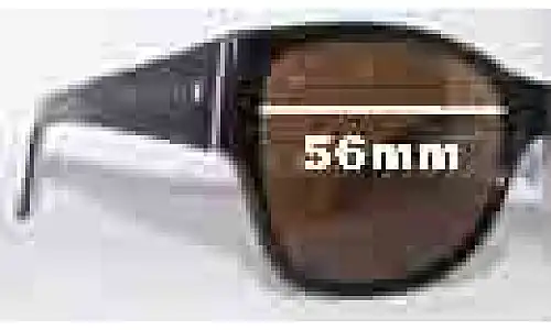 Sunglass Fix Replacement Lenses for Saba Saba Cruz - 56mm Wide Sunglass Fix Replacement Lenses for Saba Saba Cruz - 56mm Wide