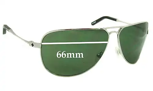 Sunglass Fix Replacement Lenses for Spy Optic Wilshire - 66mm Wide Spy Optic Wilshire Replacement Lenses 66mm wide