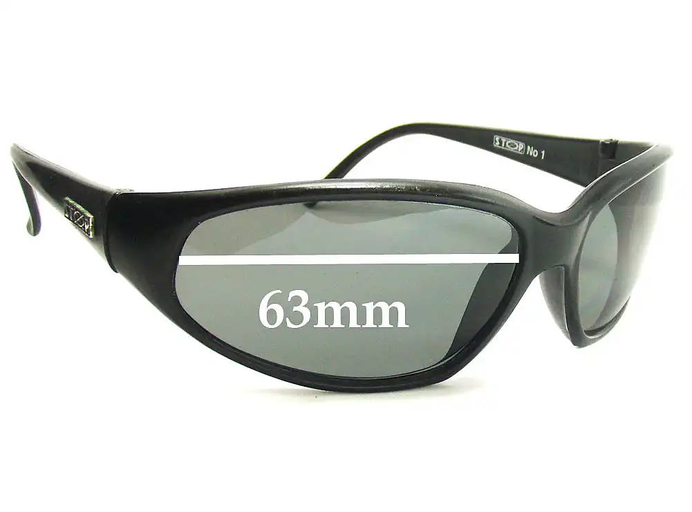 Sunglass Fix Replacement Lenses for Stop Stop No 1 - 63mm Wide Sunglass Fix Replacement Lenses for Stop Stop No 1 - 63mm Wide
