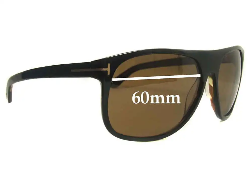 Sunglass Fix Replacement Lenses for Tom Ford Alphonse TF195 - 60mm Wide Sunglass Fix Replacement Lenses for Tom Ford Alphonse TF195 - 60mm Wide