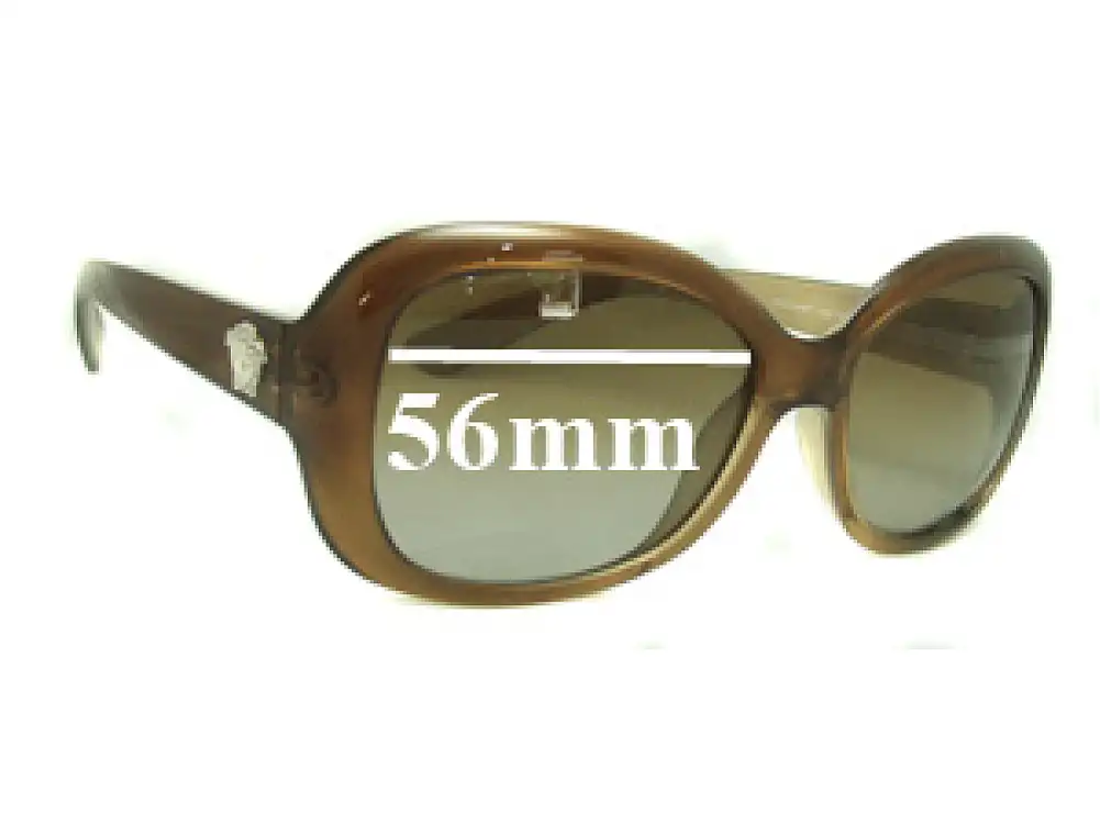 Sunglass Fix Replacement Lenses for Versace MOD 4187 - 56mm Wide Sunglass Fix Replacement Lenses for Versace MOD 4187 - 56mm Wide