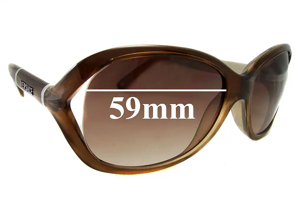 Sunglass Fix Replacement Lenses for Versace MOD 4186 - 59mm Wide Sunglass Fix Replacement Lenses for Versace MOD 4186 - 59mm Wide