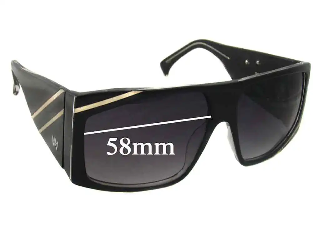 Sunglass Fix Replacement Lenses for AM Eyewear Karlsbro - 58mm Wide Sunglass Fix Replacement Lenses for AM Eyewear Karlsbro - 58mm Wide
