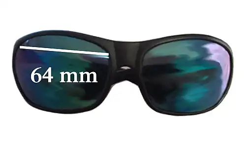 Sunglass Fix Replacement Lenses for Bolle Tiger Snake - 64mm Wide Bolle Tiger Snake Replacement Lenses 64mm wide
