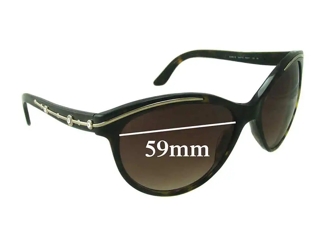 Sunglass Fix Replacement Lenses for Bvlgari 8088-B - 59mm Wide Sunglass Fix Replacement Lenses for Bvlgari 8088-B - 59mm Wide