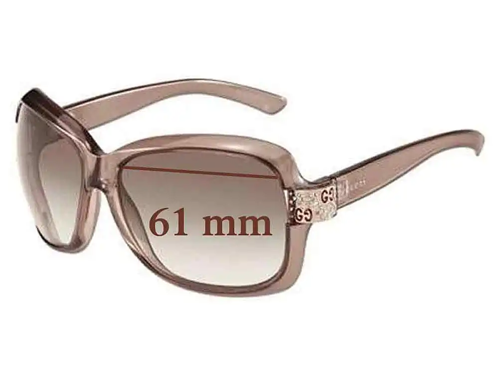 Sunglass Fix Replacement Lenses for Gucci GG2985/S - 61mm Wide Sunglass Fix Replacement Lenses for Gucci GG2985/S - 61mm Wide