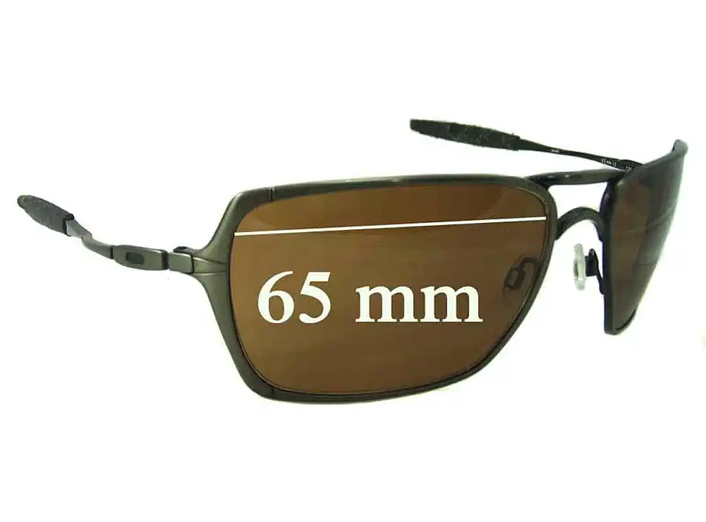 Sunglass Fix Replacement Lenses for Oakley Inmate - 65mm Wide Sunglass Fix Replacement Lenses for Oakley Inmate - 65mm Wide