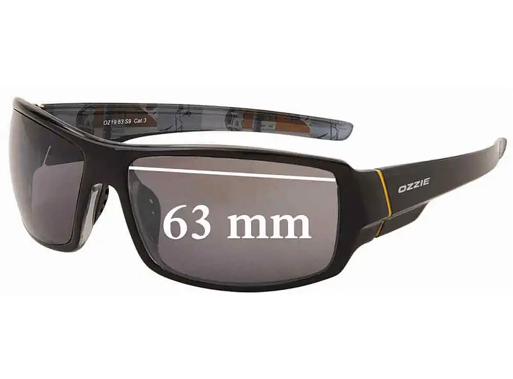 Sunglass Fix Replacement Lenses for Ozzie OZ19:63 - 63mm Wide Sunglass Fix Replacement Lenses for Ozzie OZ19:63 - 63mm Wide