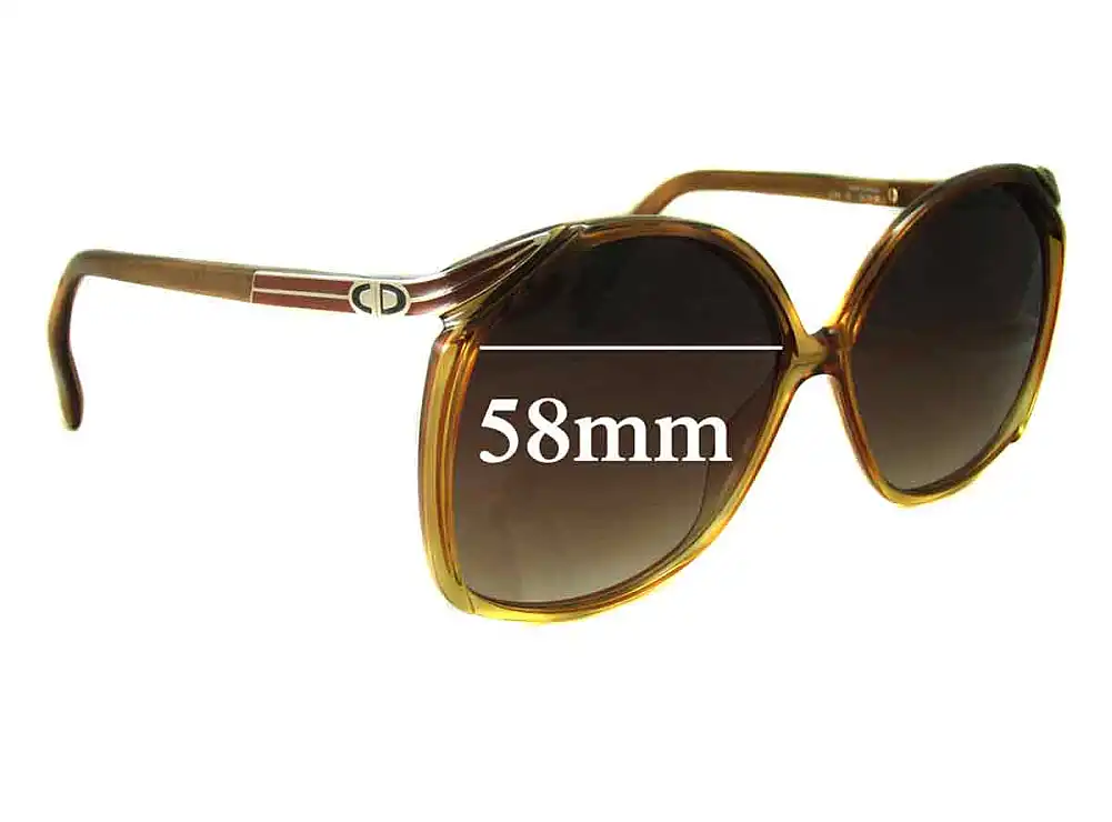 Sunglass Fix Replacement Lenses for Christian Dior 2104 - 58mm Wide Sunglass Fix Replacement Lenses for Christian Dior 2104 - 58mm Wide
