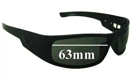 Sunglass Fix Replacement Lenses for Emporio Armani Unknown Model - 63mm Wide Sunglass Fix Replacement Lenses for Emporio Armani Unknown Model - 63mm Wide