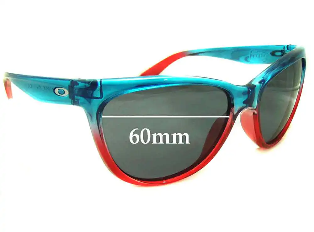 Sunglass Fix Replacement Lenses for Oakley Fringe - 60mm Wide Sunglass Fix Replacement Lenses for Oakley Fringe - 60mm Wide