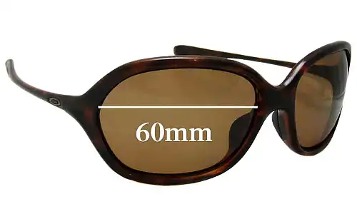 Sunglass Fix Replacement Lenses for Oakley Warm Up OO9176 - 62mm Wide Oakley Warm Up OO9176 Replacement Lenses 62mm wide