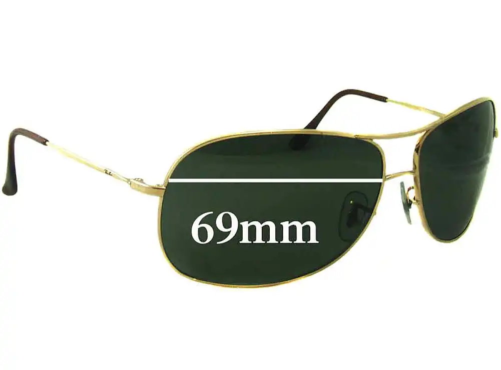 Sunglass Fix Replacement Lenses for Ray-Ban RB3267 - 69mm Wide Sunglass Fix Replacement Lenses for Ray-Ban RB3267 - 69mm Wide