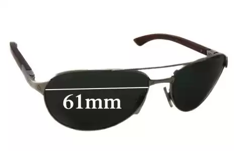Sunglass Fix Replacement Lenses for Cartier Santos Dumont - 61mm Wide Cartier Santos Dumont Replacement Lenses 61mm wide