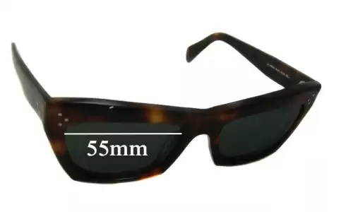 Sunglass Fix Replacement Lenses for Celine CL 41802/S - 55mm Wide Sunglass Fix Replacement Lenses for Celine CL 41802/S - 55mm Wide
