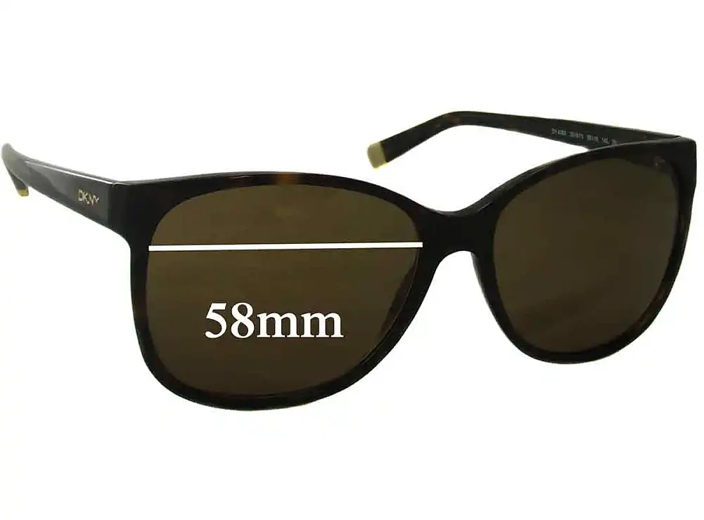 Sunglass Fix Replacement Lenses for DKNY DY4085 - 58mm Wide Sunglass Fix Replacement Lenses for DKNY DY4085 - 58mm Wide