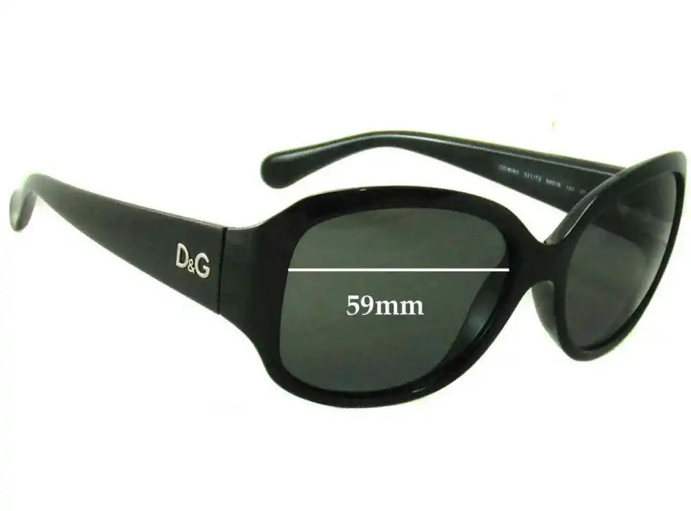 Sunglass Fix Replacement Lenses for Dolce & Gabbana DG8065 - 59mm Wide Sunglass Fix Replacement Lenses for Dolce & Gabbana DG8065 - 59mm Wide