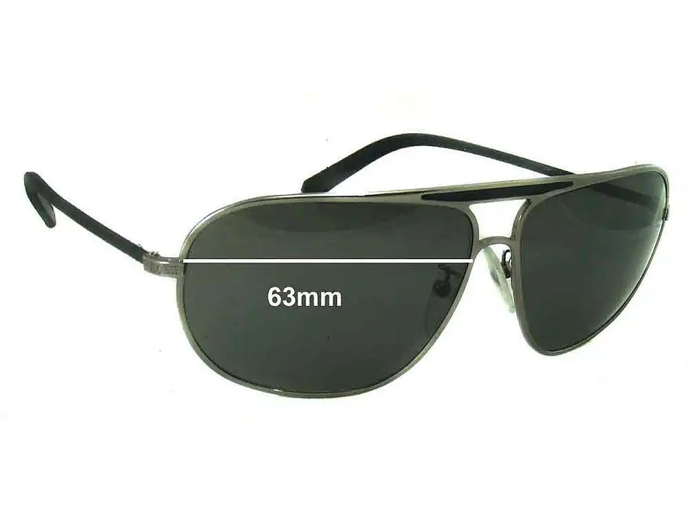 Sunglass Fix Replacement Lenses for Ermenegildo Zegna SZ 3072 - 63mm Wide Sunglass Fix Replacement Lenses for Ermenegildo Zegna SZ 3072 - 63mm Wide