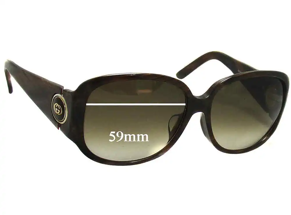Sunglass Fix Replacement Lenses for Gucci GG3114 - 59mm Wide Sunglass Fix Replacement Lenses for Gucci GG3114 - 59mm Wide