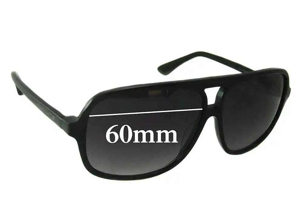 Sunglass Fix Replacement Lenses for Gasoline Gasoline - 60mm Wide Sunglass Fix Replacement Lenses for Gasoline Gasoline - 60mm Wide