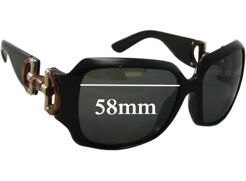 Sunglass Fix Replacement Lenses for Gucci GG2969 - 58mm Wide Sunglass Fix Replacement Lenses for Gucci GG2969 - 58mm Wide