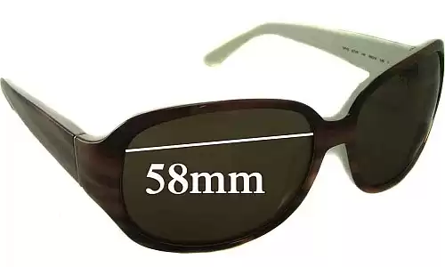 Sunglass Fix Replacement Lenses for Kate Spade Akira - 58mm Wide Sunglass Fix Replacement Lenses for Kate Spade Akira - 58mm Wide
