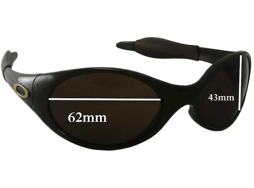 Sunglass Fix Replacement Lenses for Oakley Eye Jacket - 62mm Wide Sunglass Fix Replacement Lenses for Oakley Eye Jacket - 62mm Wide