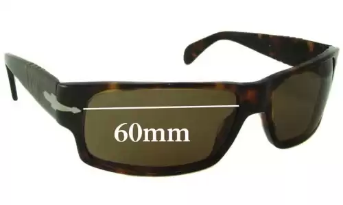 Sunglass Fix Replacement Lenses for Persol 2720 - 60mm Wide Persol 2720 Replacement Lenses 60mm wide