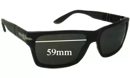 Sunglass Fix Replacement Lenses for Persol 2913-S - 59mm Wide Sunglass Fix Replacement Lenses for Persol 2913-S - 59mm Wide