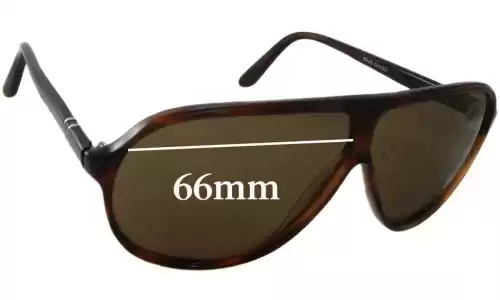 Sunglass Fix Replacement Lenses for Persol Ratti Maflecto - 66mm Wide Sunglass Fix Replacement Lenses for Persol Ratti Maflecto - 66mm Wide
