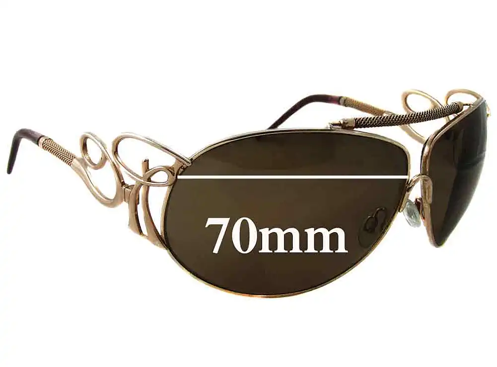 Sunglass Fix Replacement Lenses for Roberto Cavalli Cameia 300S - 70mm Wide Sunglass Fix Replacement Lenses for Roberto Cavalli Cameia 300S - 70mm Wide
