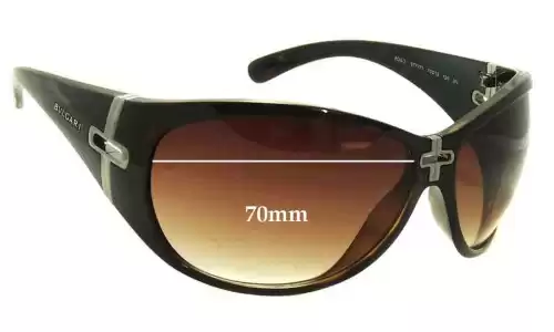 Sunglass Fix Replacement Lenses for Bvlgari 8040 - 70mm Wide Sunglass Fix Replacement Lenses for Bvlgari 8040 - 70mm Wide