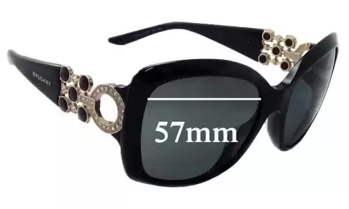 Sunglass Fix Replacement Lenses for Bvlgari 8103-B - 57mm Wide Sunglass Fix Replacement Lenses for Bvlgari 8103-B - 57mm Wide