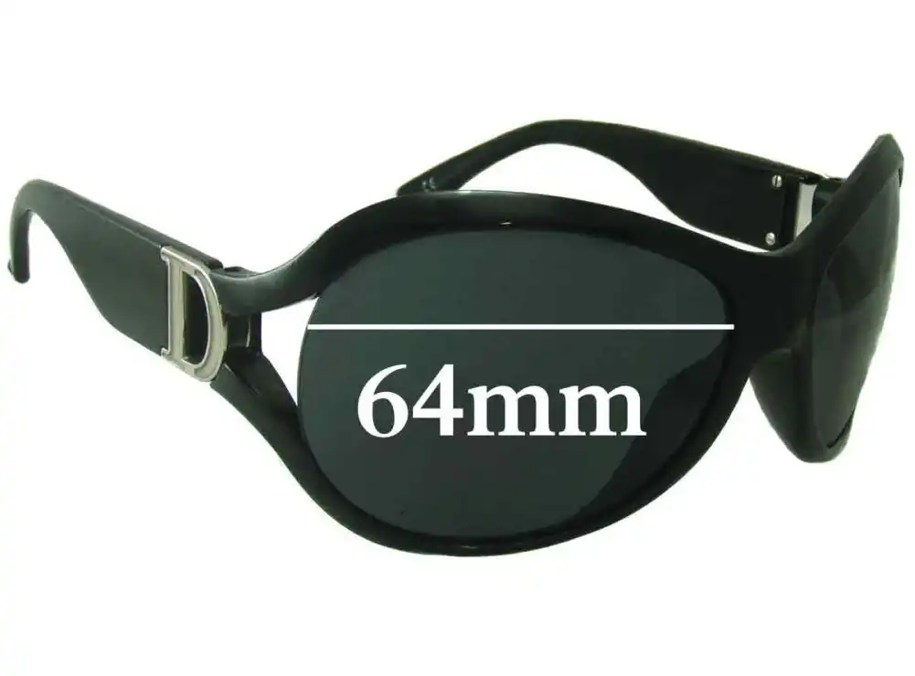 Sunglass Fix Replacement Lenses for Christian Dior Promenade 1 - 64mm Wide Sunglass Fix Replacement Lenses for Christian Dior Promenade 1 - 64mm Wide