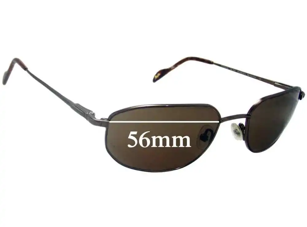Sunglass Fix Replacement Lenses for Maui Jim MJ553 Koa - 56mm Wide Sunglass Fix Replacement Lenses for Maui Jim MJ553 Koa - 56mm Wide