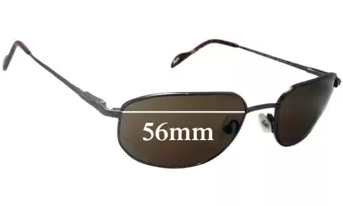 Sunglass Fix Replacement Lenses for Maui Jim MJ553 Koa - 56mm Wide Sunglass Fix Replacement Lenses for Maui Jim MJ553 Koa - 56mm Wide
