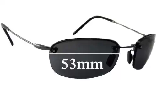 Sunglass Fix Replacement Lenses for Maui Jim MJ350 Hula - 53mm Wide Sunglass Fix Replacement Lenses for Maui Jim MJ350 Hula - 53mm Wide