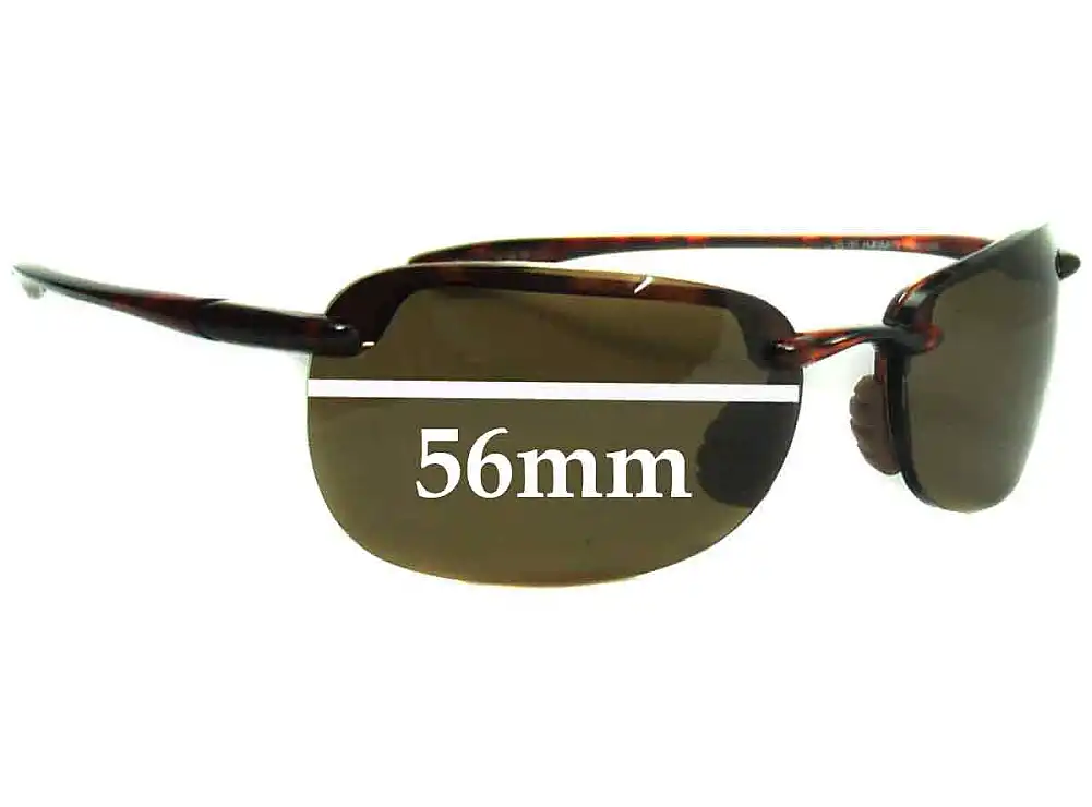Sunglass Fix Replacement Lenses for Maui Jim MJ408 Sandy Beach - 56mm Wide Sunglass Fix Replacement Lenses for Maui Jim MJ408 Sandy Beach - 56mm Wide