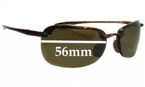 Sunglass Fix Replacement Lenses for Maui Jim MJ408 Sandy Beach - 56mm Wide Sunglass Fix Replacement Lenses for Maui Jim MJ408 Sandy Beach - 56mm Wide