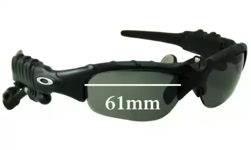 Sunglass Fix Replacement Lenses for Oakley Thump Flip Up - 61mm Wide Oakley Thump Flip Up Replacement Lenses 61mm wide