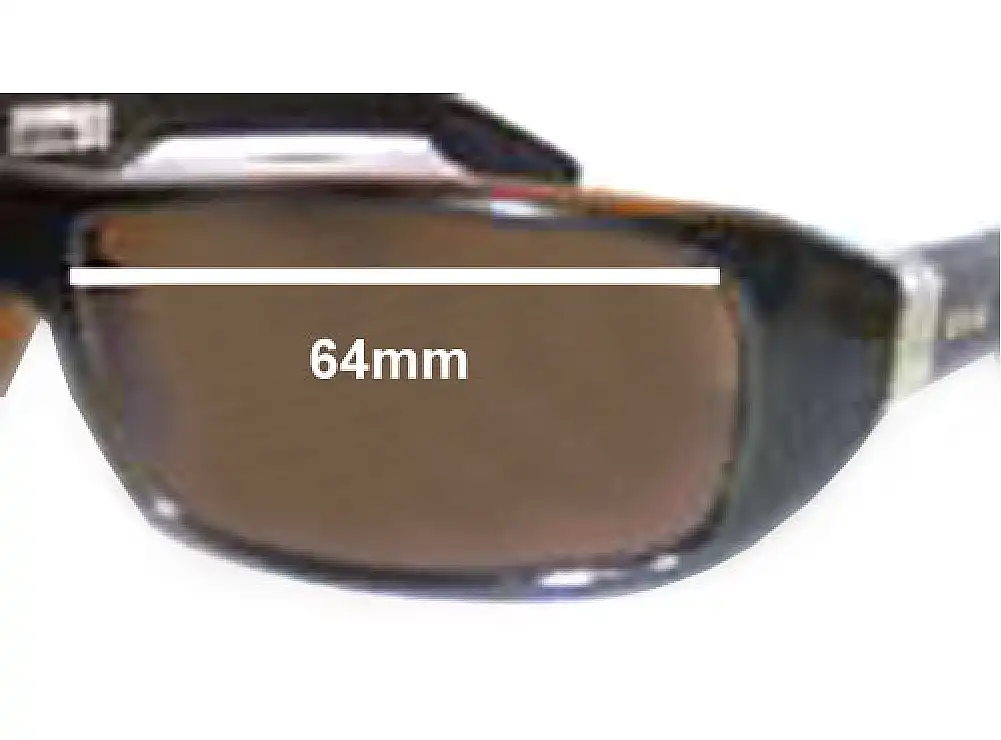Sunglass Fix Replacement Lenses for Otis Fidel - 64mm Wide Sunglass Fix Replacement Lenses for Otis Fidel - 64mm Wide
