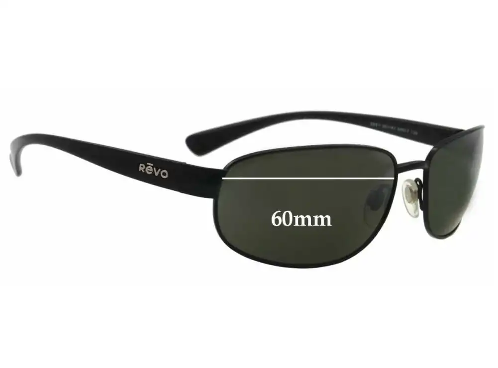 Sunglass Fix Replacement Lenses for Revo 3061 - 60mm Wide Sunglass Fix Replacement Lenses for Revo 3061 - 60mm Wide