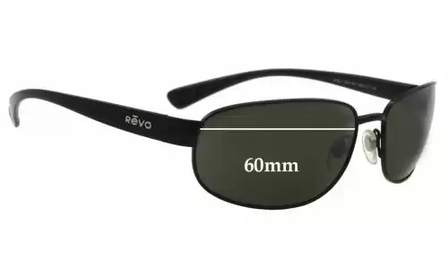 Sunglass Fix Replacement Lenses for Revo 3061 - 60mm Wide Sunglass Fix Replacement Lenses for Revo 3061 - 60mm Wide